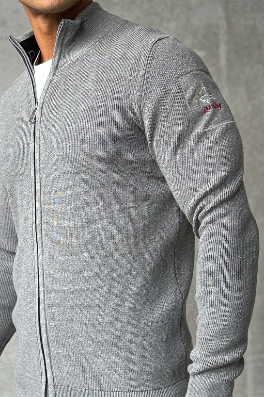 Мужская кофта Paul & Shark zip-up - Grey