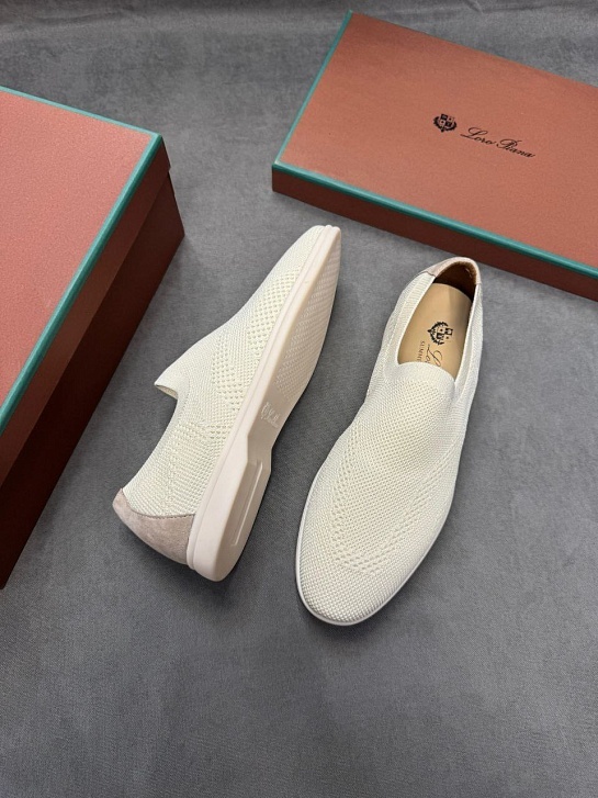 Мужские текстильные лоферы Loro Piana