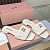 Женские шлёпанцы MIU MIU Premium - White