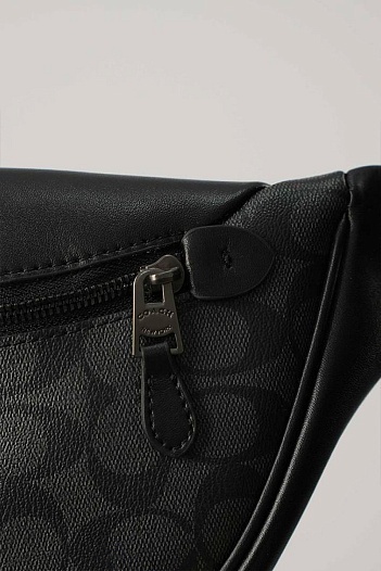 Кожаная сумка на пояс Coach Rivington 33x17 см   
