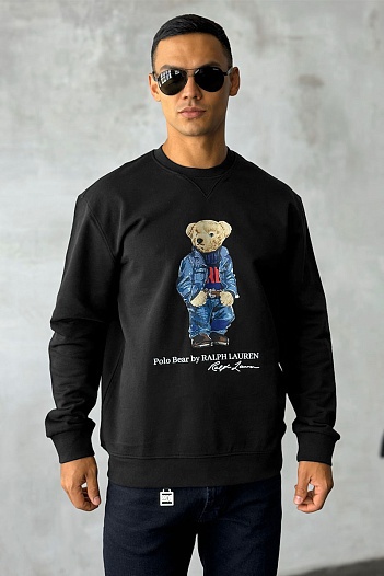 Чёрный свитшот Polo Ralph Lauren "Bear"   