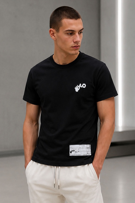 Чёрная футболка Off-White teenage engineering