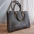Кожаная сумка Louis Vuitton OnTheGo MM 35x26 см