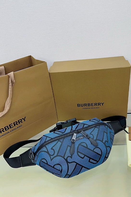 Текстильная сумка на пояс Burberry Sonny Premium 31x7x14 см 