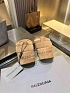 Женские ботинки сабо Balenciaga Alaska 55 premium - Beige