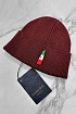 Шапка Stefano Ricci logo-embroidered - Burgundy