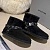 Женские ботинки с мехом Balenciaga Alaska premium - Black