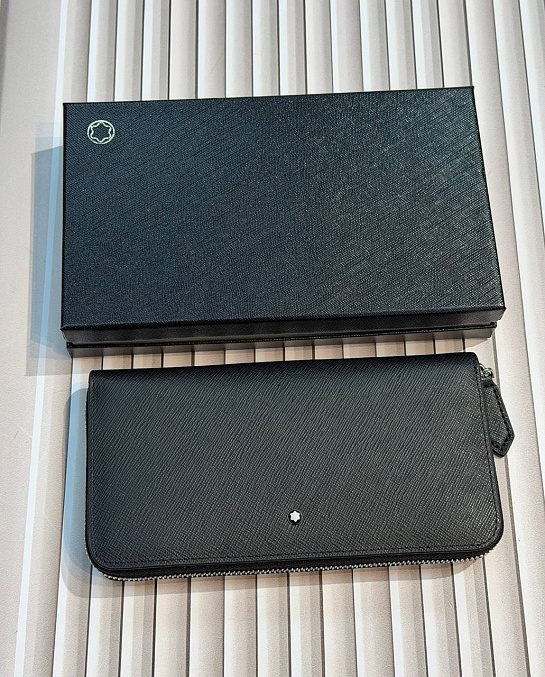 Кожаное портмоне Montblanc Sartorial premium 19.5x10x3 см