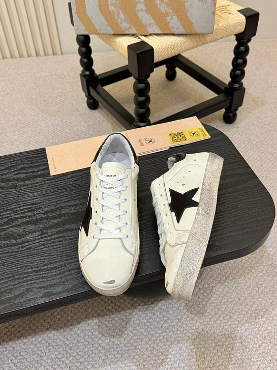 Мужские кожаные кроссовки Golden Goose Super-Star