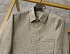 Льняная рубашка цвета хаки Kiton premium