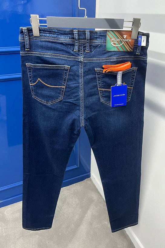Мужские синие джинсы Jacob Cohen straight fit