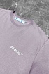 Оверсайз футболка Off-White Wave Diag print - Light Purple
