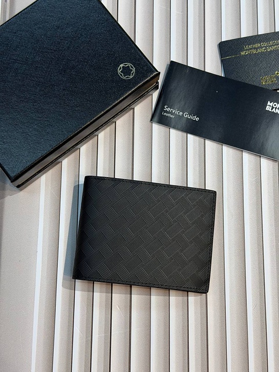 Кожаный кошелёк Montblanc Meistertuck Sartorial premium 11.5x9 см