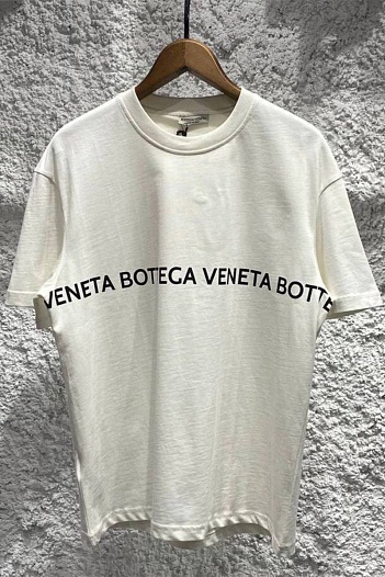 Белая оверсайз футболка Bottega Veneta   
