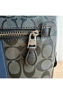 Кожаный рюкзак Coach monogram 39x30 см