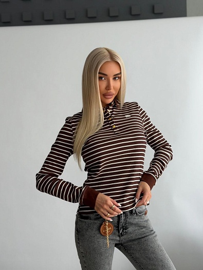 Женское поло с длинным рукавом Celine premium   