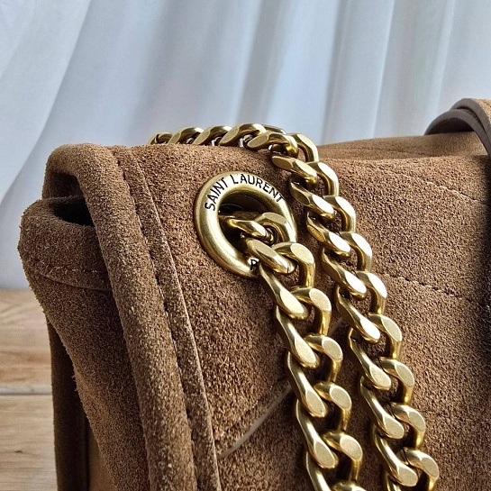 Замшевая сумка Yves Saint Laurent 28x19 см