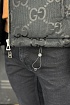 Мужской чёрный жилет Gucci GG Monogram