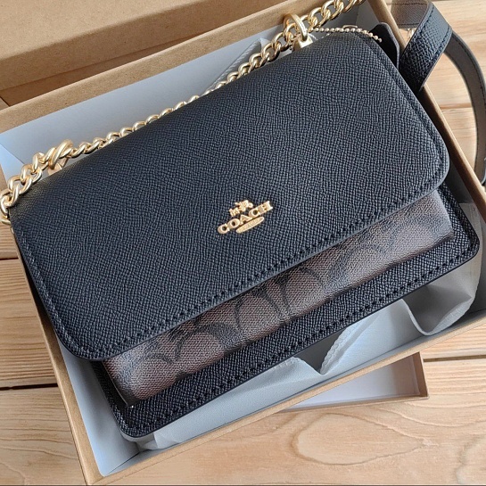 Женская кожаная сумка Coach Klare 19x13 см (2 расцветки)