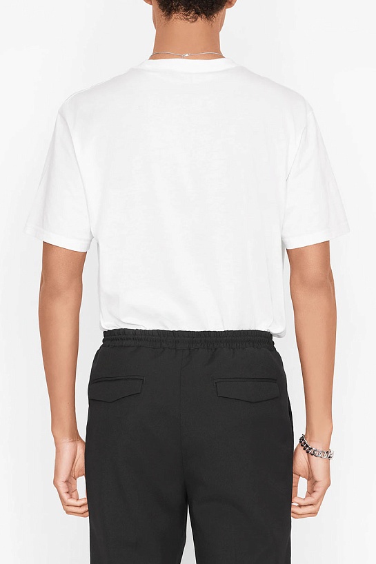 Мужская белая футболка Dior Atelier Paris Avenue Montaigne