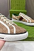 Мужские бежевые кроссовки Gucci GG Monogram