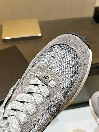 Женские кроссовки Chanel Premium - Grey   