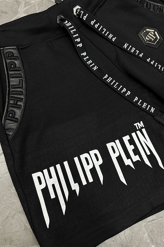Мужские чёрные шорты Philipp Plein
