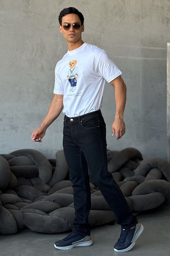 Мужские джинсы Burberry чёрного цвета