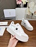 Женские кожаные кроссовки Dior Star - White / Black