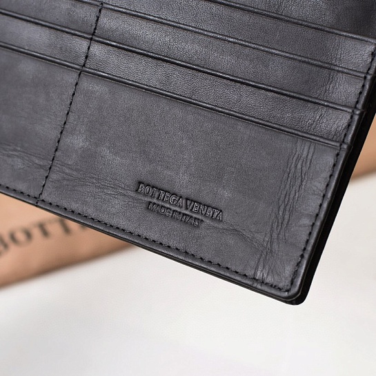 Кожаный бумажник Bottega Veneta Premium 18x8.5x3 см