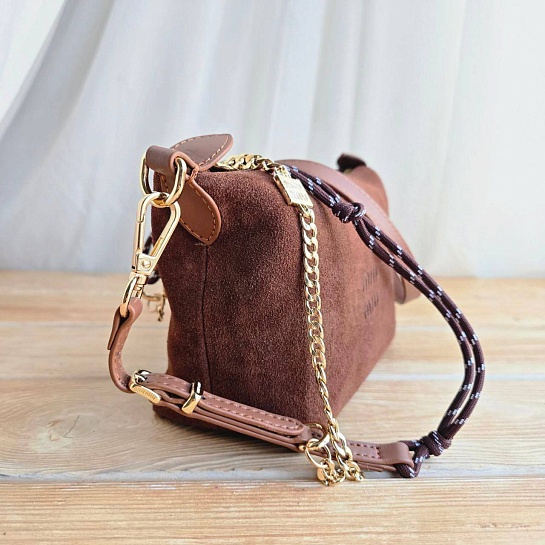 Замшевая сумка MIU MIU 22x14 см