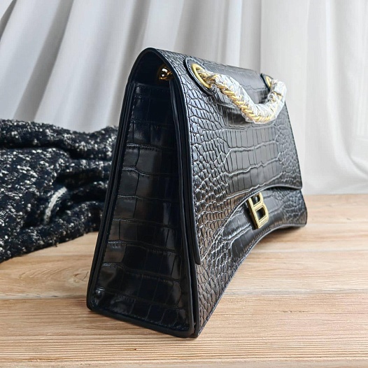 Женская кожаная сумка Balenciaga Сrush 31x20 см   