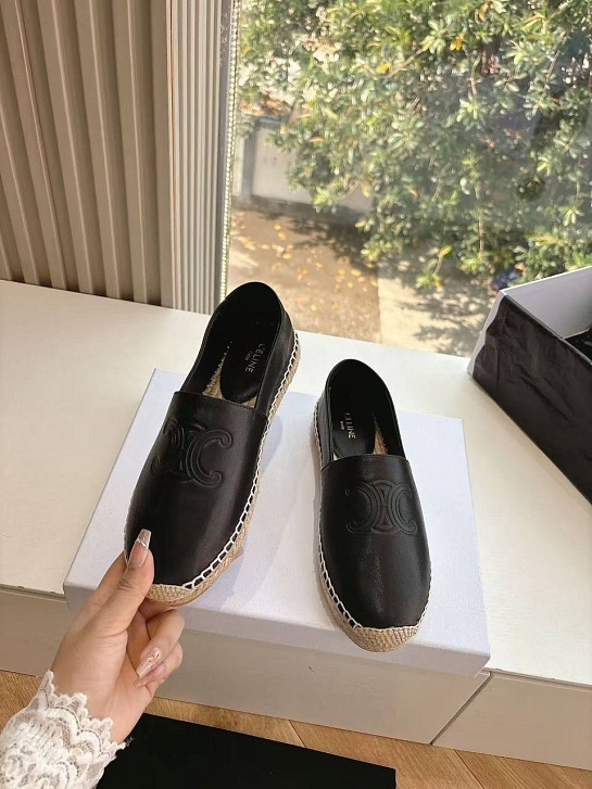 Женские эспадрильи Celine Premium - Black