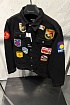 Чёрная джинсовая куртка Dsquared2 multi-patch