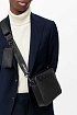 Кожаная сумка Louis Vuitton Duo Messenger Monogram Shadow 25x18 см