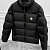 Утеплённая куртка Moncler Peuplier logo-patch - Black