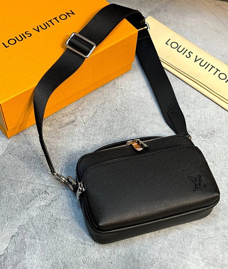 Кожаная сумка Louis Vuitton Avenue Messenger Premium 22.6x15.5x7 см   