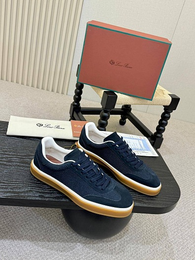 Мужские кроссовки Loro Piana Tennis Walk - Navy   