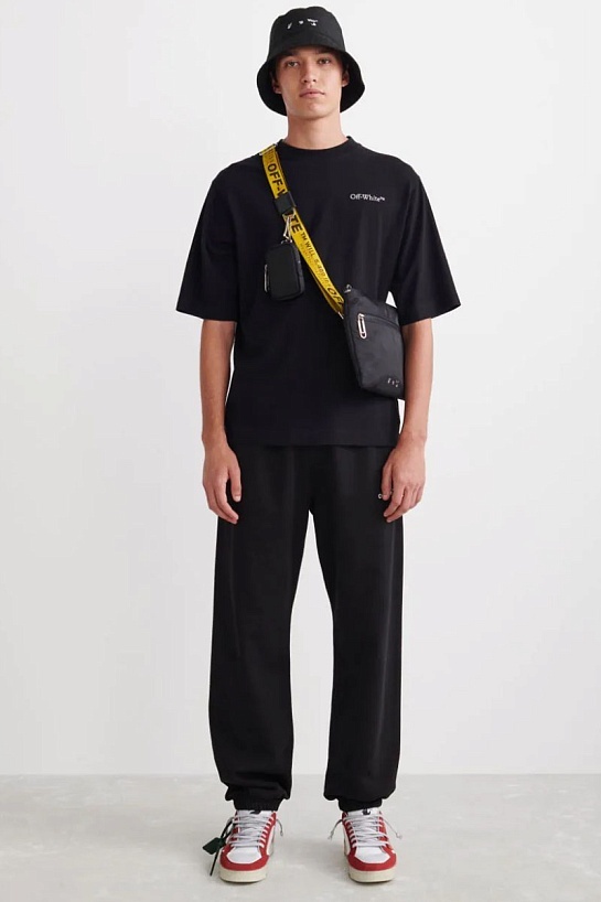 Чёрная оверсайз футболка Off-White Caravaggio Painting