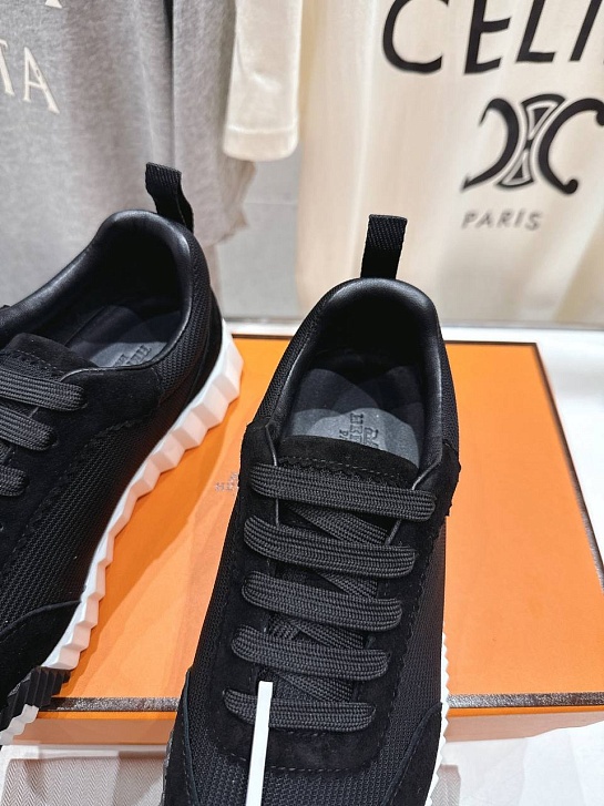 Женские кроссовки Hermes Bouncing  premium - Black