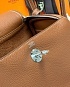 Женская кожаная сумка Hermes Lindy Premium 26x18x13 см - Brown