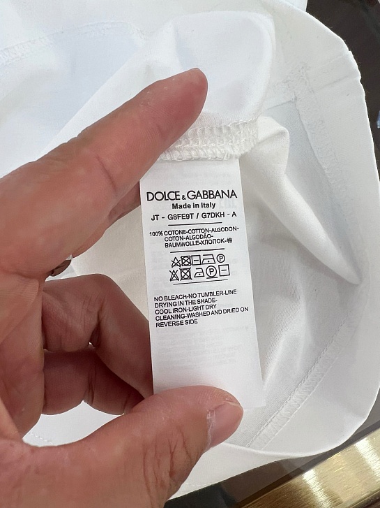 Мужская футболка Dolce & Gabbana Premium - White