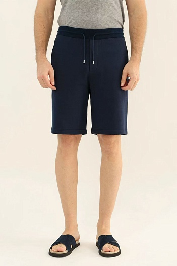 Мужские тёмно-синие шорты Loro Piana premium   