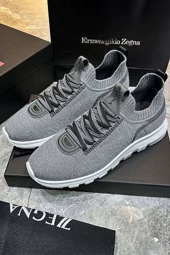 Мужские текстильные кроссовки Ermenegildo Zegna   