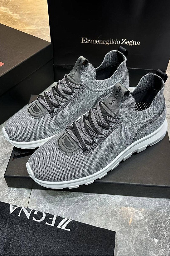 Мужские текстильные кроссовки Ermenegildo Zegna