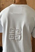 Мужская футболка Givenchy flocked logo - White