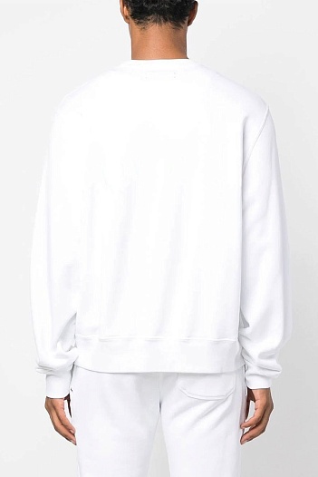 Белый свитшот Amiri MA bar crew-sweat   