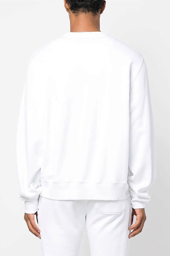 Белый свитшот Amiri MA bar crew-sweat