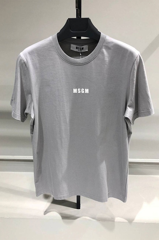 Мужская серая футболка MSGM