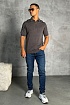 Мужское поло Stefano Ricci Eagle zip-neck - Brown